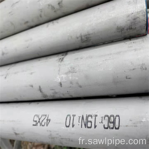 316L Pipe en acier inoxydable sans couture 102 mm